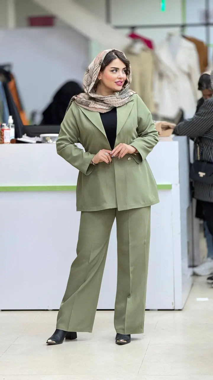 کت وشلوار جیب دکمه